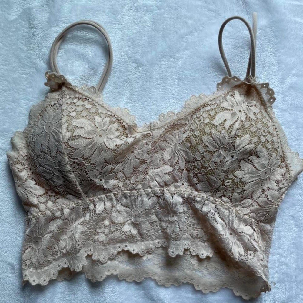 Floral lace bralette